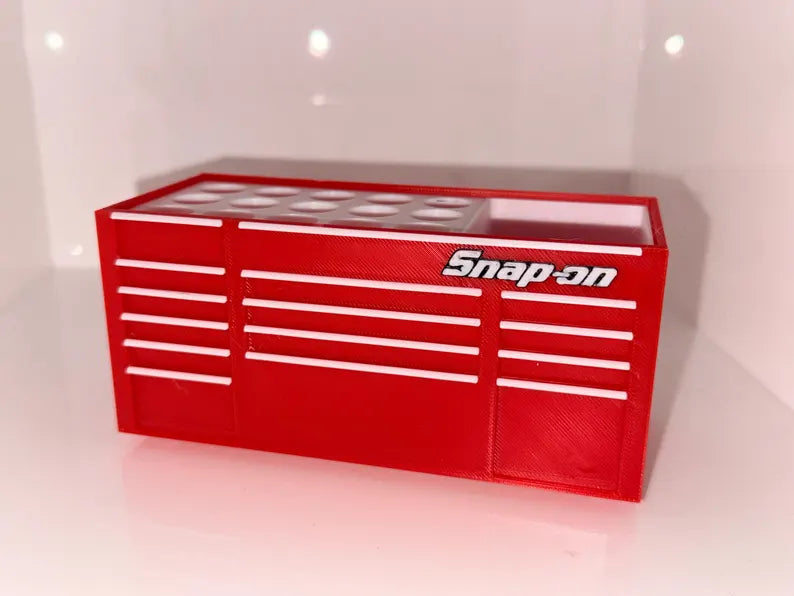 Snap On Inspired ToolBox Pen Holder Without Lid