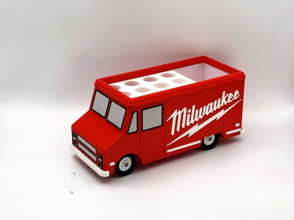 Milwaukee Inspired Pen Holder Truck