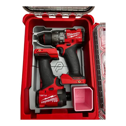 Milwaukee Inspired Packout Tray Organiser - M18 Impact & M18 Drill + Storage