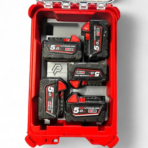 Milwaukee Packout Tray Organiser - M18 Battery Storage