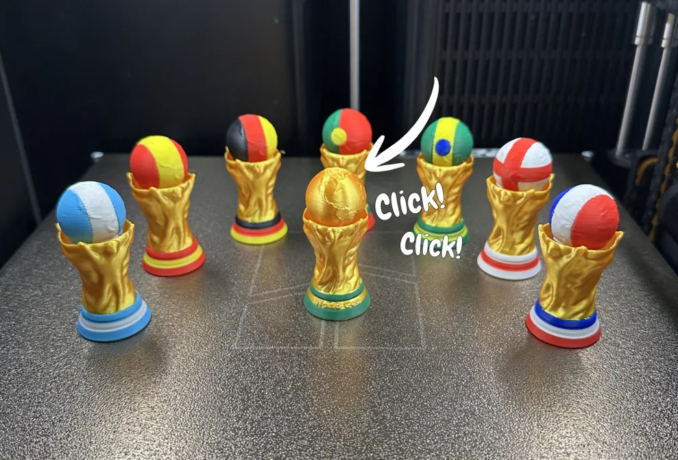 World Cup Trophy Clicker Fidget Toy