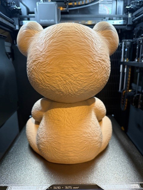 Patchwork Heart Bear - Valentines Gift - 3D Printed