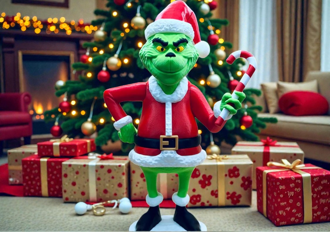 Grinch Inspired Model/Decoration